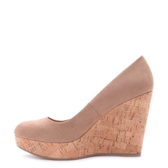 Suede cork wedges - Picture 6 of 6